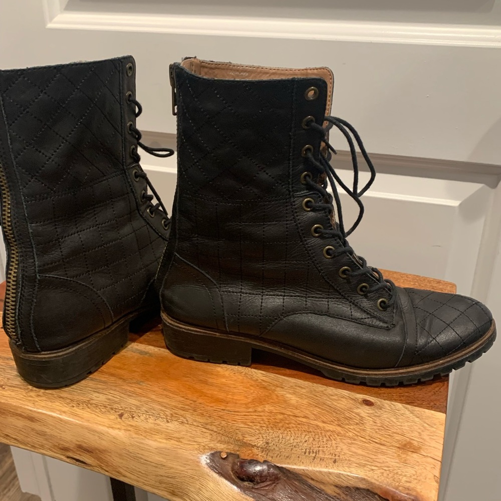 Black Combat Boots